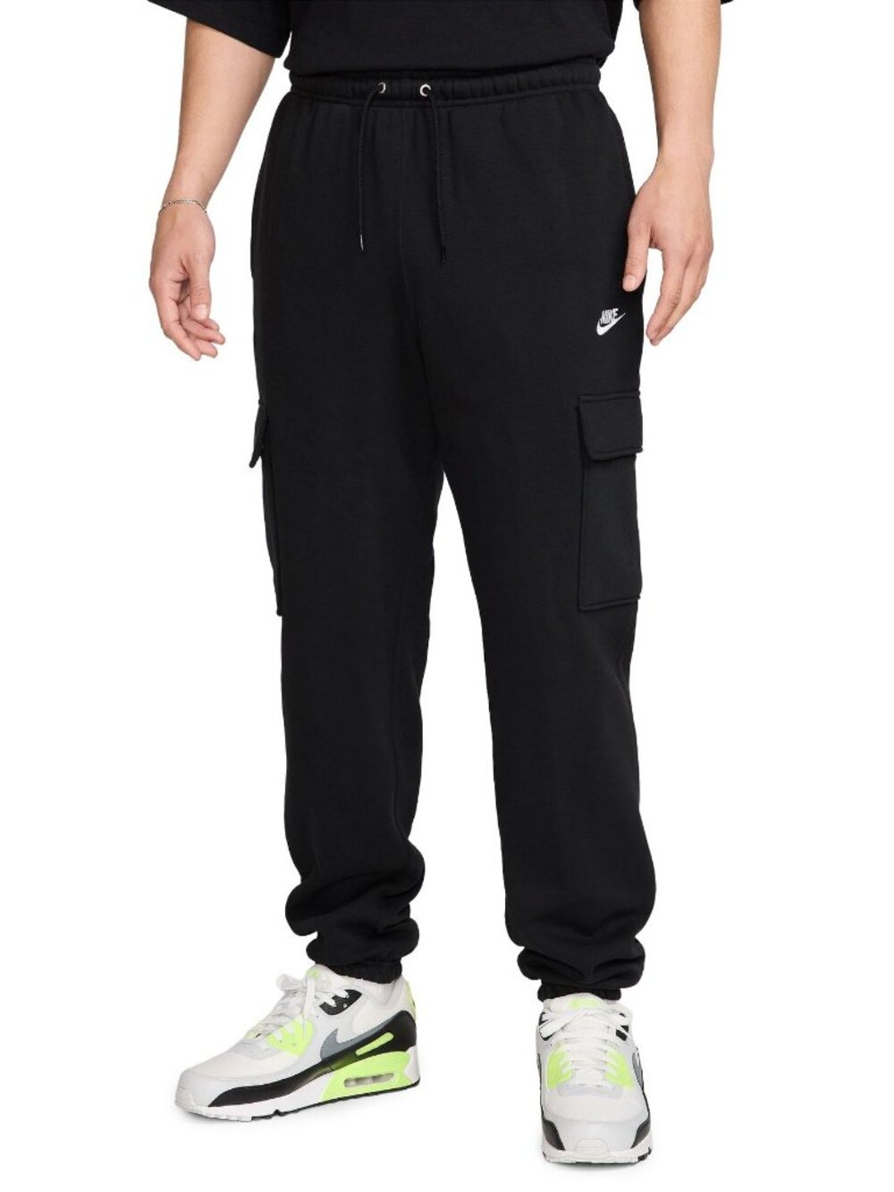 Nike Men's Club Cargo Pants FN3805-010 Black Size XXL NEW WITH TAGS!